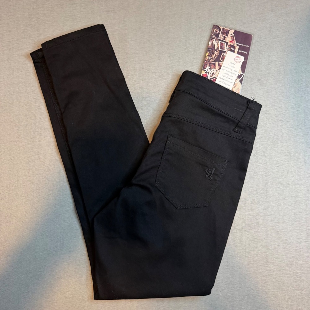 New VIP Jeans Womens Sculpting Stretch Skinny Pants Black Style‎ Size 1/25